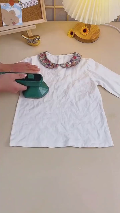 Portable Mini Iron for Travel, Portable Mini Ironing Machine for Dry & Wet Ironing.